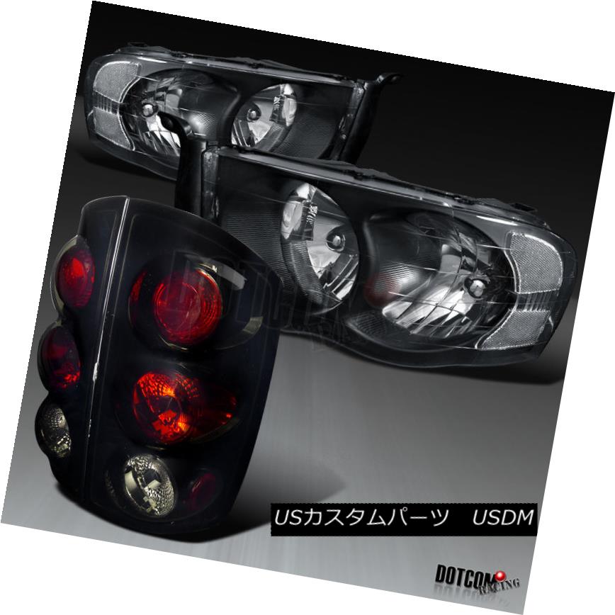 最高級 ライト ランプ Tail Black Headlights Glossy Black Pickup 1500 2500 3500 Ram 02 05 ヘッドライト Brake Ssyブラックテールブレーキランプ 1500 2500 3500ピックアップブラックヘッドライト グロー Ram 02 05 Lamps Craccs Gob Ni