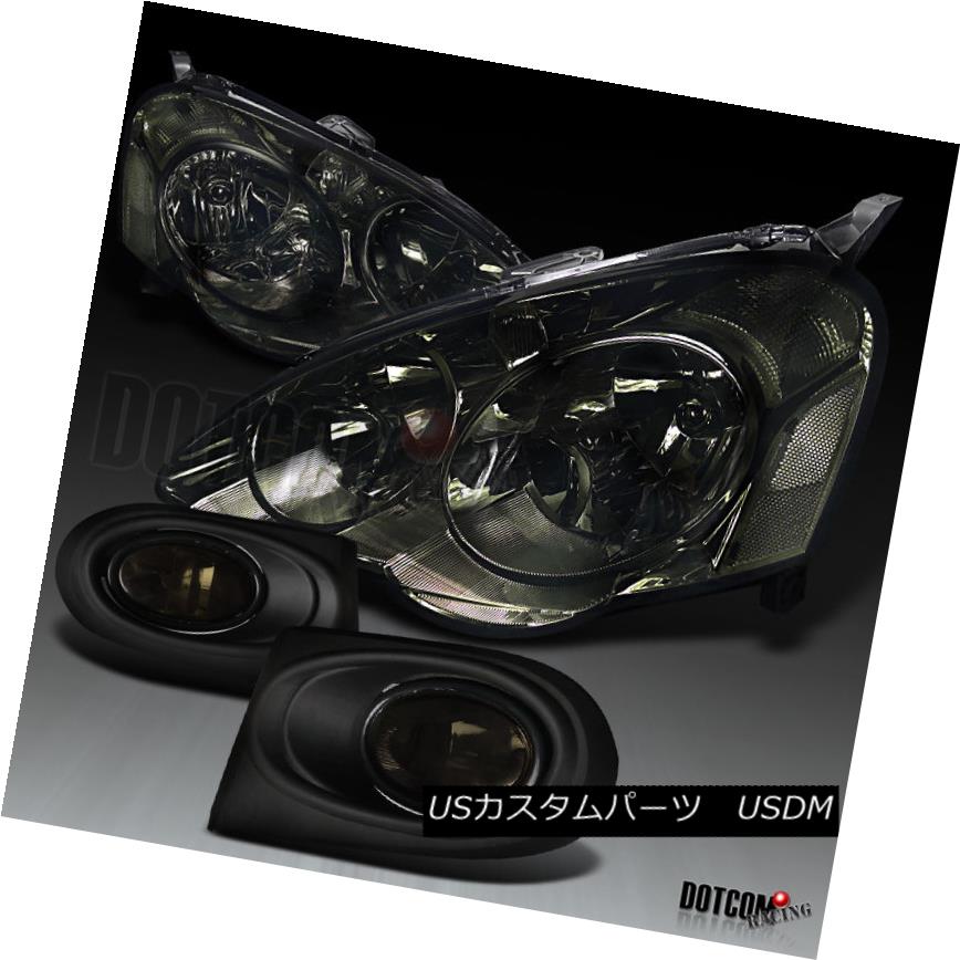 ヘッドライト 2002-2004 Acura RSX DC5 Smoke Headlights Bumper Fog Lamps 2002-2004 Acura RSX DC5スモークヘッドライトバンパーフォグランプ 【並行輸入品】