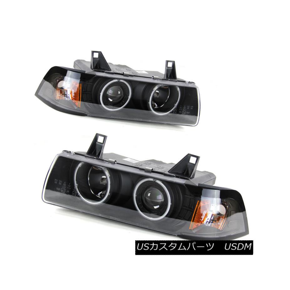 ヘッドライト 92-98 BMW E36 4Dr Black CCFL Halo Projector 1PC Headlights 92-98 BMW E36 4DrブラックCCFLハロープロジェクター1PCヘッドライト 【並行輸入品】 52,668円