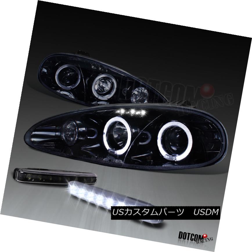 ヘッドライト 2001-2005 Mazda MX-5 Miata Glossy Black Halo Projector Headlights+LED Fog Lamps 2001-2005 Mazda MX-5 Miata Glossyブラックハロープロジェクターヘッドライト+ LEDフォグランプ 【並行輸入品】