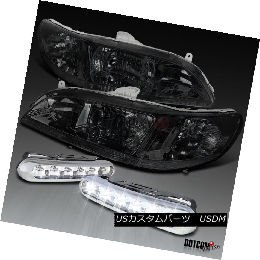ヘッドライト 98-02 Honda Accord 2/4Dr JDM Crystal Smoke Headlights+6-LED Fog Lamps 98-02 Honda Accord 2 / 4Dr JDMクリスタルスモークヘッドライト+ 6-L EDフォグランプ 【並行輸入品】 34,249円