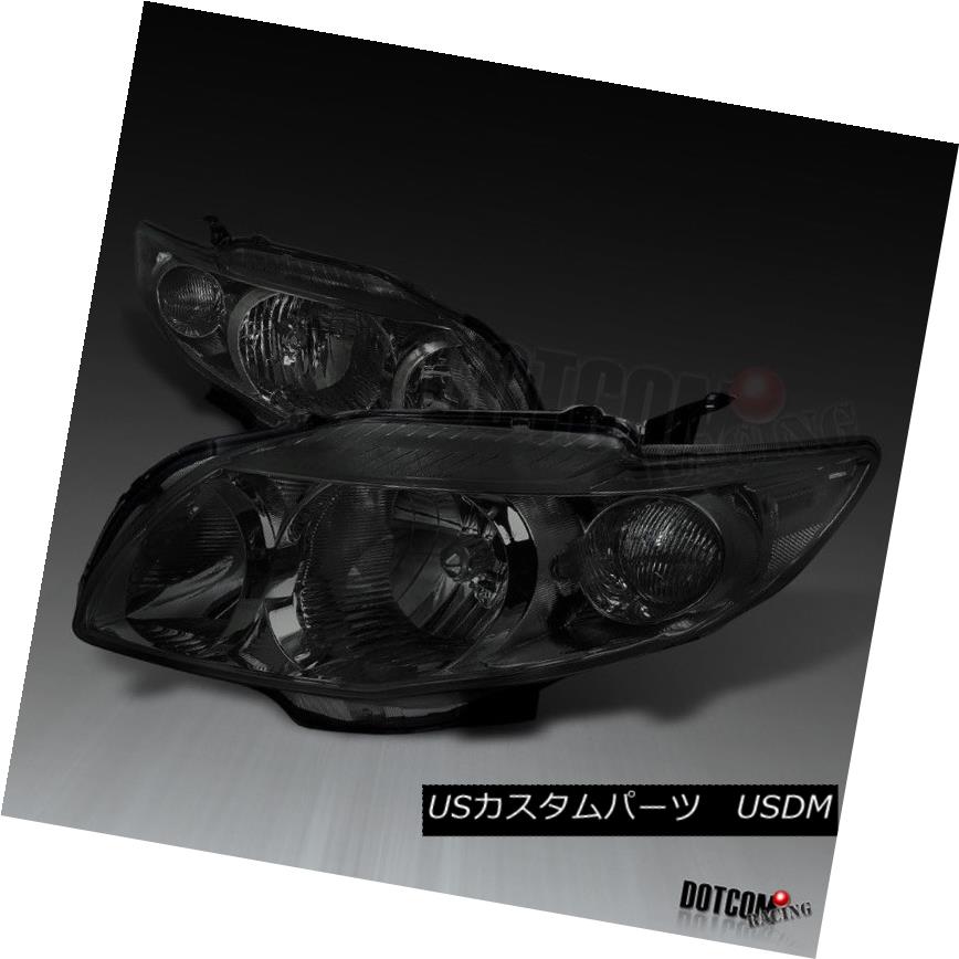ヘッドライト 2009-2010 Toyota Corolla JDM Smoke Headlights Driving Head Lamps Left+Right 2009-2010トヨタカローラJDMスモークヘッドライトヘッドランプを左右に駆動する左+右 【並行輸入品】