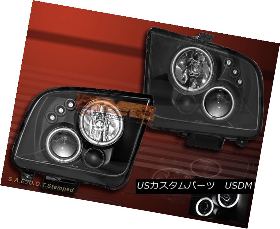 ヘッドライト 2005-2009 Ford Mustang Projector Headlights BLACK GT CCFL TWIN HALO LED 2005-2009 Ford MustangプロジェクターヘッドライトBLACK GT CCFL TWIN HALO LED 【並行輸入品】 75,020円