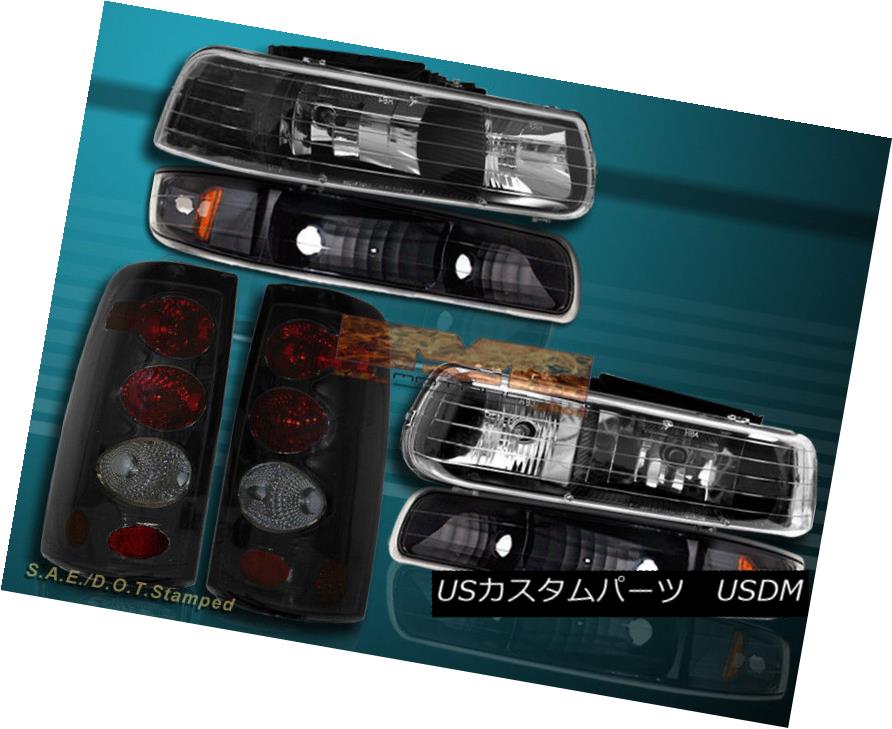 ヘッドライト 99-02 SILVERADO BLACK HEADLIGHTS / BUMPER SIGNAL LIGHTS / DARK SMOKE TAIL LIGHTS 99-02シルバード・ブラック・ヘッドライト/バンパー信号ライト/ダーク・ソーキング・テール・ライト 【並行輸入品】 75,020円