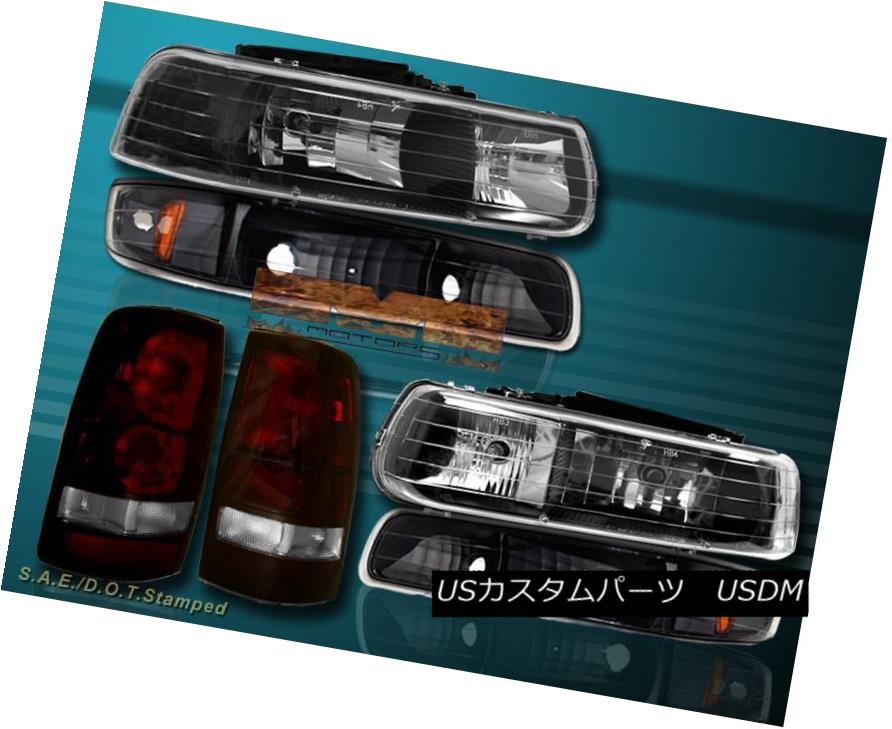 ヘッドライト 99-02 CHEVY SIVLERADO BLACK HEADLIGHTS / BUMPER LIGHTS / DARK RED TAIL LIGHTS 99-02 CHEVY SILVERADO BLACKヘッドライト/バッフル・ライト/ダーク・レッド・テール・ライト 【並行輸入品】 75,020円