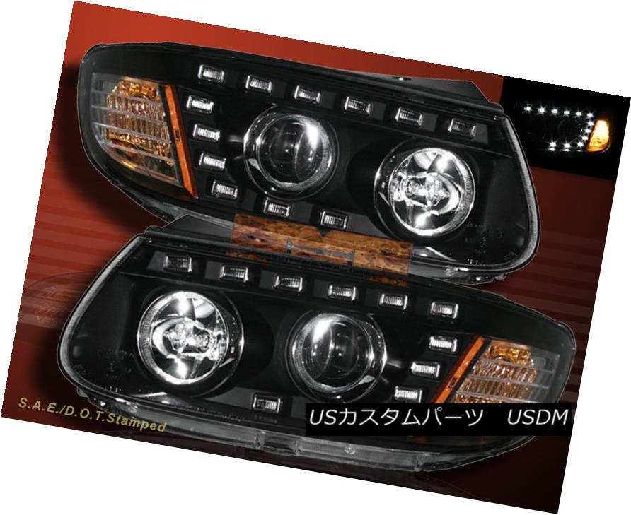 ヘッドライト FIT FOR 07-12 HYUNDAI R8 STYLE SANTA FE SE GLS LED PROJECTOR HEADLIGHTS BLACK 07-12 HYUNDAI R8 STYLEサンタFE SE GLS LEDプロジェクターヘッドライトブラックのフィット 【並行輸入品】