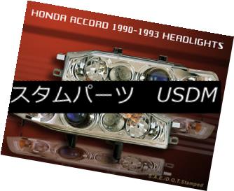 ヘッドライト 1990-1993 HONDA ACCORD PROJECTOR HEADLIGHTS CHROME NEW 1991 1992 1990-1993 HONDA ACCORD PROJECTOR HEADLIGHTS CHROME NEW 1991年1992年 【並行輸入品】 75,020円