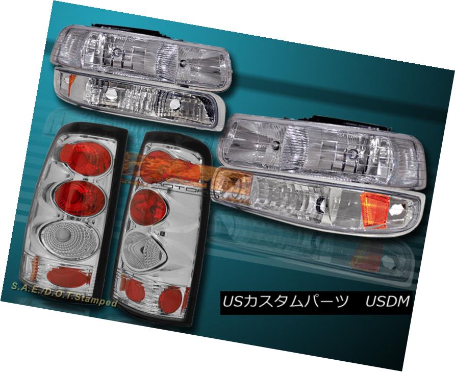 ヘッドライト 99-02 CHEVY SILVERADO CRYSTAL HEADLIGHTS & BUMPER LIGHTS & TAIL LIGHTS 00 01 99-02 CHEVY SILVERADOクリスタルヘッドライト＆amp; バンパーライト＆amp; テールライト00 01 【並行輸入品】 75,020円