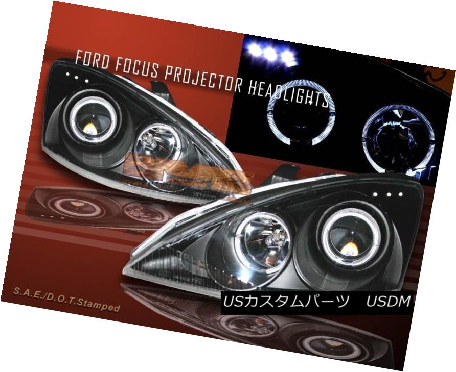 ヘッドライト 00 - 04 FORD FOCUS ZX3 ZX5 PROJECTOR HEADLIGHTS BLACK LED 00 - 04 FORD FOCUS ZX3 ZX5プロジェクターヘッドライトBLACK LED 【並行輸入品】 75,020円