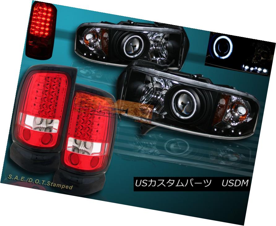 ヘッドライト 1994-2001 RAM 1500/2500/3500 CCFL HALO PROJECTOR HEADLIGHTS CORNER+TAIL LIGHTS 1994-2001 RAM 1500/2500/3500 CCFLハロープロジェクターヘッドライトコーナー+テールライト 【並行輸入品】