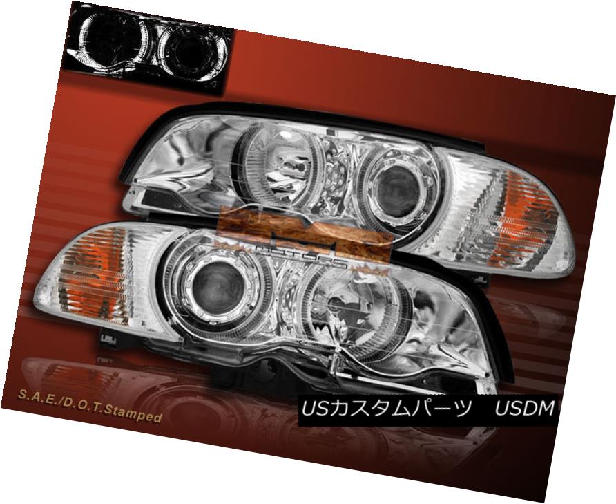 ヘッドライト 00 01 02 03 BMW 3-SERIES E46 2DR TWIN HALO HEADLIGHTS W/CORNER LIGHT CHROME 00 01 02 03 BMW 3シリーズE46 2DRツインハローヘッドライト/コーナーライトクローム 【並行輸入品】 51,678円