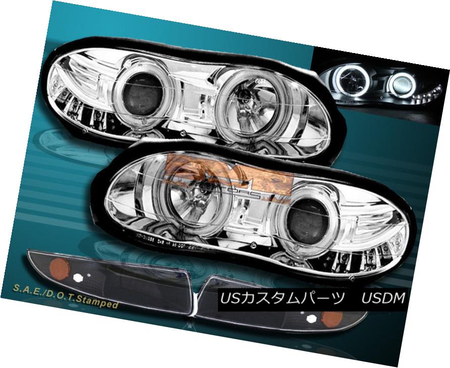 ヘッドライト 98-02 Chrome Chevy Camaro CCFL Halo Projector Headlights + Bumper Lights NEW 98-02クロムシェビーカマロCCFLハロープロジェクターヘッドライト+バンパーライトNEW 【並行輸入品】 53,592円