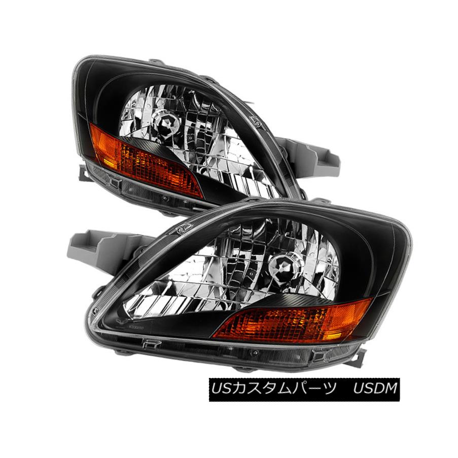 ヘッドライト Toyota 07-11 Yaris Black Housing Replacement Headlights RS CE Core LE Premium トヨタ07-11ヤリスブラックハウジング交換ヘッドライトRS CE Core LE Premium 【並行輸入品】