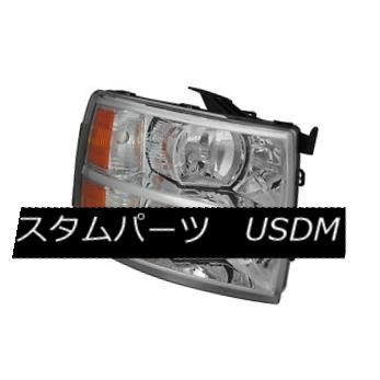 ヘッドライト Chevy 07-14 Silverado Clear Crystal Replacement Headlight Right / Passenger Side シボレー07-14シルバラードクリアクリスタル交換ヘッドライト右/乗客側 【並行輸入品】