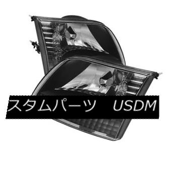 ヘッドライト Ford 97-03 F150 / Expedition Black Housing Replacment Headlights Left + Right フォード97-03 F150 /遠征ブラックハウジング交換ヘッドライト左+右 【並行輸入品】