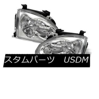 ヘッドライト Honda 93-97 Del Sol Chrome Headlights Lamps Direct Replacement Set S Si Vtec Honda 93-97 Del Solクロームヘッドライトランプダイレクト交換セットS Si Vtec 【並行輸入品】
