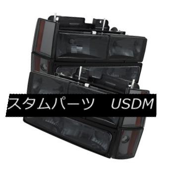 ヘッドライト Chevy/GMC 88-93 C/K 1500 2500 3500 Smoke Replacement Bumper Corner Headlights シボレー/ GMC 88-93 C / K 1500 2500 3500煙の交換バンパーコーナーヘッドライト 【並行輸入品】