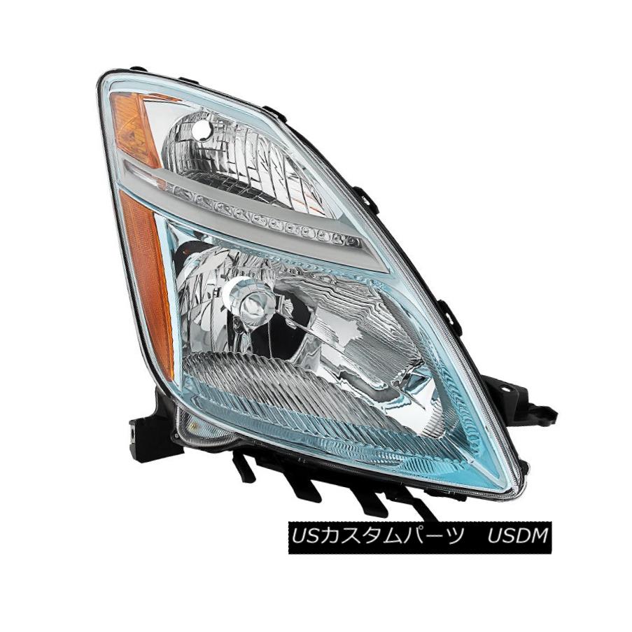 ヘッドライト Toyota 06-09 Prius Chrome Housing Replacement Headlight Passenger / Right Side トヨタ06-09プリウスクロームハウジング交換ヘッドライト旅客/右サイド 【並行輸入品】