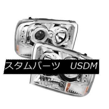 ヘッドライト Ford 99-04 F250 F350 SuperDuty Excursion CCFL Halo LED Projector Headlights Ford 99-04 F250 F350 SuperDutyエクスカーションCCFL Halo LEDプロジェクターヘッドライト 【並行輸入品】