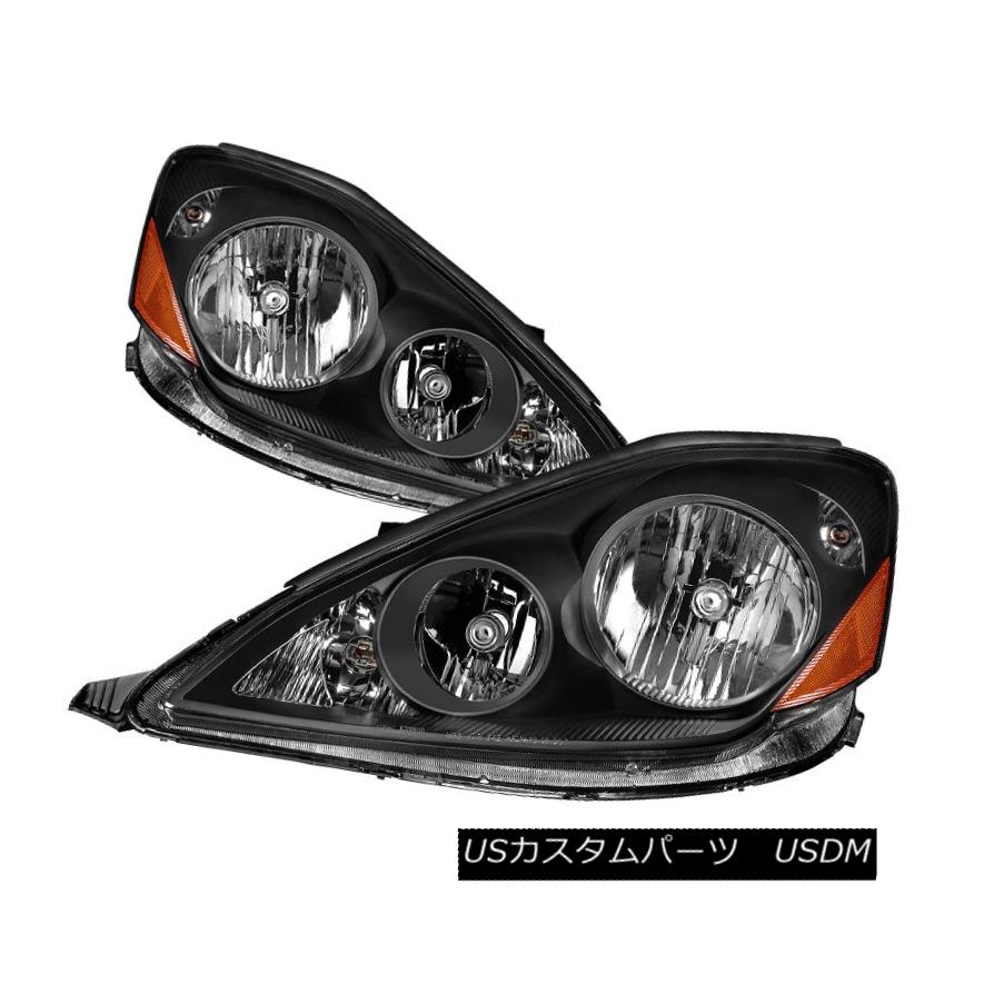 ヘッドライト Toyota 06-10 Sienna Black Housing Replacement Headlights Pair Set CE LE XLE トヨタ06-10シエナブラックハウジング交換ヘッドライトペアCE LE XLE 【並行輸入品】