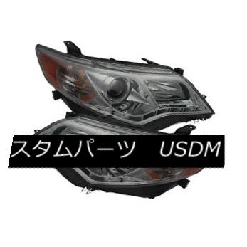 ヘッドライト Toyota 12-14 Camry Smoke DRL LED Projector Headlights Lamp Hybrid L LE SE XLE トヨタ12-14カムリスモークDRL LEDプロジェクターヘッドライトランプハイブリッドL LE SE XLE 【並行輸入品】