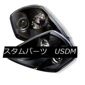 ヘッドライト Mitsubishi 00-05 Eclipse Black Halo LED Projector Headlight GTS GS GT Spyder 三菱00-05 EclipseブラックハローLEDプロジェクターヘッドライトGTS GS GT Spyder 【並行輸入品】