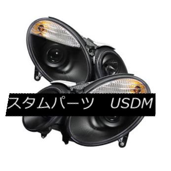 ヘッドライト Mercedes Benz W211 07-09 E320 E350 E500 E63 Black Halo LED Projector Headlights メルセデスベンツW211 07-09 E320 E350 E500 E63ブラックハローLEDプロジェクターヘッドライト 【並行輸入品】