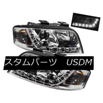 ヘッドライト Audi 02-04 A6 / Quattro Clear Projector Headlights DRL Daytime Running LED Light Audi 02-04 A6 / QuattroクリアプロジェクターヘッドライトDRL Daytime Running LED Light 【並行輸入品】