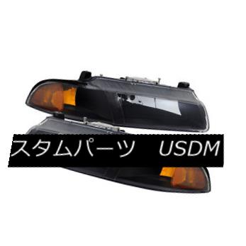 ヘッドライト Dodge 95-00 Stratus Chrysler Cirrus Breeze Black Housing Replacement Headlights ドッジ95-00 Stratus Chrysler Cirrus Breezeブラックハウジング交換用ヘッドライト 【並行輸入品】
