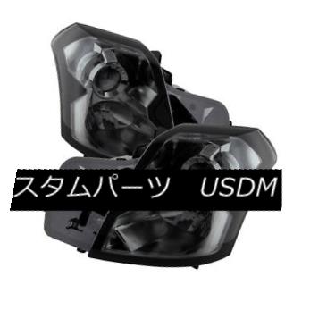 ヘッドライト Cadillac 03-07 CTS Smoke Lens Replacement Headlights Left + Right Side キャデラック03-07 CTSスモークレンズ交換ヘッドライト左+右サイド 【並行輸入品】