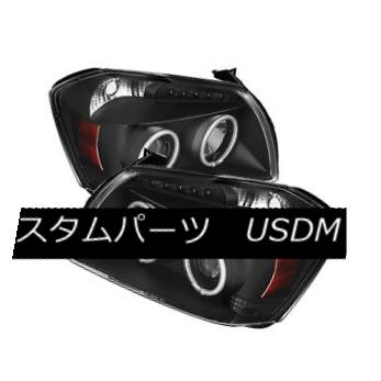 ヘッドライト Dodge 05-07 Magnum Black CCFL Halo Projector Headlights w/ Signal Lamps SE SXT ドッジ05-07マグナブラックCCFLハロープロジェクターヘッドランプ（シグナルランプ付）SE SXT 【並行輸入品】