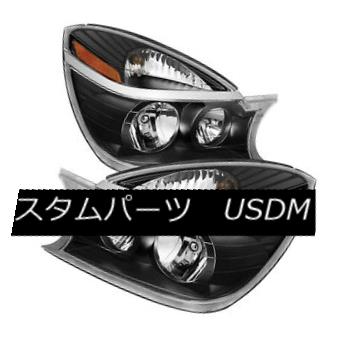 ヘッドライト Buick 04-05 Rendezvous Black Housing Replacement Headlights Lamp CXL CX Ultra ビュイック04-05ランデブーブラックハウジング交換用ヘッドライトランプCXL CX Ultra 【並行輸入品】