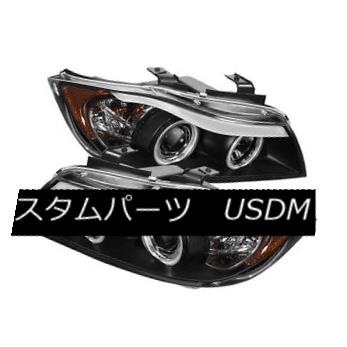ヘッドライト BMW 06-08 E90 3-Series 4Dr Sedan Black CCFL Halo Projector Headlights Pair Set BMW 06-08 E90 3シリーズ4DrセダンブラックCCFLハロープロジェクターヘッドライトペアセット 【並行輸入品】