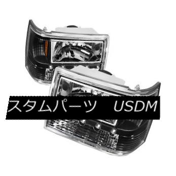 ヘッドライト Jeep 93-98 Grand Cherokee Black Replacement LED Headlights + Bumper Corner 1pc ジープ93-98グランドチェロキーブラック代替LEDヘッドライト+バンパーコーナー1個 【並行輸入品】 45,012円