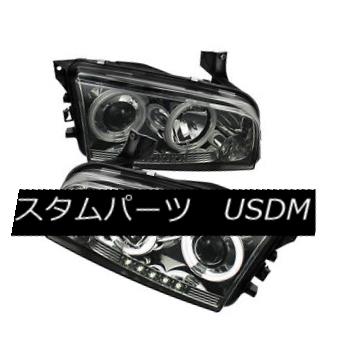 ヘッドライト Dodge 06-10 Charger CCFL Smoke Halo LED Projector Headlights RT SE SXT SRT-8 ドッジ06-10充電器CCFLスモークハローLEDプロジェクターヘッドライトRT SE SXT SRT-8 【並行輸入品】