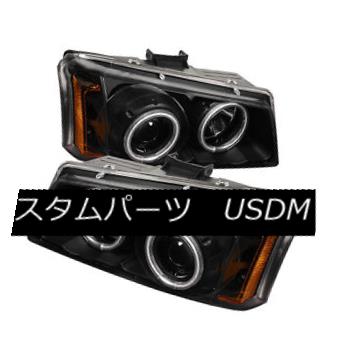 ヘッドライト Chevy 03-06 Silverado /Avalanche CCFL Black Dual Halo LED Projector Headlights Chevy 03-06 Silverado / Avalanche CCFL BlackデュアルHalo LEDプロジェクターヘッドライト 【並行輸入品】