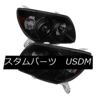 ヘッドライト Toyota 06-09 4Runner Black Housing Smoke Lens Replacement Headlights SR5 Limited トヨタ06-09 4Runnerブラックハウジングスモークレンズ交換ヘッドライトSR5限定 【並行輸入品】