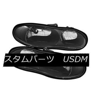 ヘッドライト Chevy 98-02 Camaro Black Housing Replacement Headlights Z28 SS Base Coupe シボレー98-02カマロブラックハウジング交換ヘッドライトZ28 SSベースクーペ 【並行輸入品】