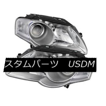 ヘッドライト Volkswagen 06-10 Passat Chrome Housing Replacement Headlights Pair Set フォルクスワーゲン06-10パサートクロームハウジング交換ヘッドライトペアセット 【並行輸入品】