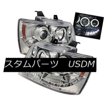 値引 ヘッドライト Chevy 07-14 Tahoe Avalanche Suburban Chrome Dual