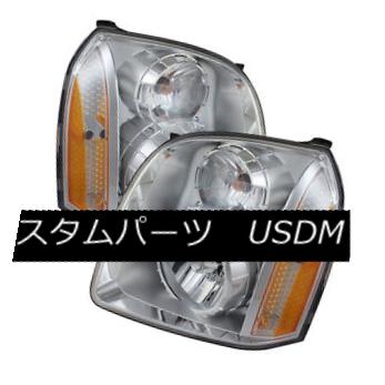 ヘッドライト GMC 07-14 Yukon Denali XL Denali Hybrid Chrome Housing Replacement Headlights GMC 07-14ユーコンデナリXLデナリハイブリッドクロムハウジング交換用ヘッドライト 【並行輸入品】