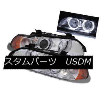 ヘッドライト BMW 97-03 E39 5-Series Chrome Halo Projector Headlights 525i 528i 530i 540i M5 BMW 97-03 E39 5シリーズクロームハロープロジェクターヘッドライト525i 528i 530i 540i M5 【並行輸入品】