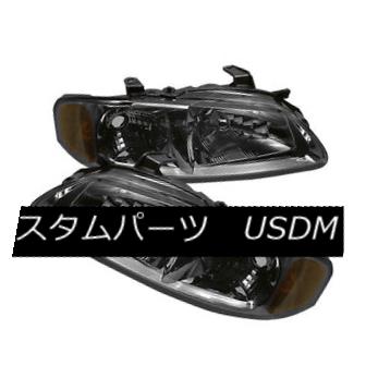 ヘッドライト Fit Nissan 00-03 Sentra Smoke Lens Replacement Headlights GXE XE SE SE-R Fit Nissan 00-03 Sentraスモークレンズ交換用ヘッドライトGXE XE SE SE-R 【並行輸入品】