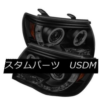 ヘッドライト Toyota 05-11 Tacoma Black Smoke CCFL Halo LED Projector Headlights PRE/X-Runner トヨタ05-11タコマブラックスモークCCFLハローLEDプロジェクターヘッドライトPRE / Xランナー 【並行輸入品】