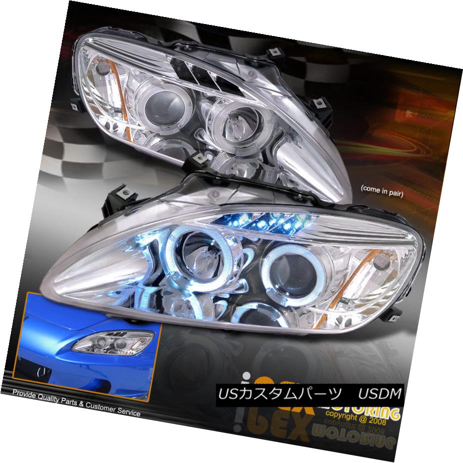 ヘッドライト HONDA S2000 AP2 Devil EYE SMD LED/Halo Projector Head Light Corner Lamps CHROME HONDA S2000 AP2デビルEYE SMD LED /ハロープロジェクターヘッドライトコーナーランプCHROME 【並行輸入品】
