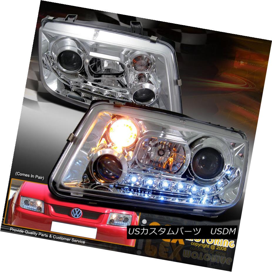 ヘッドライト BRIGHTEST ( LED DRL Bar ) Projector Headlights VW 1999-2005 MK4 MK-4 Jetta BRIGHTEST（LED DRLバー）プロジェクターヘッドライトVW 1999-2005 MK4 MK-4 Jetta 【並行輸入品】