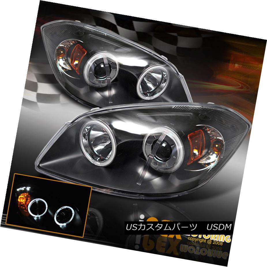 ヘッドライト Free Ship Cobalt / G5 / Pursuit Dual Halo LED Black Projector Head Light Lamps 無料船Cobalt / G5 / PursuitデュアルハローLEDブラックプロジェクターヘッドライトランプ 【並行輸入品】