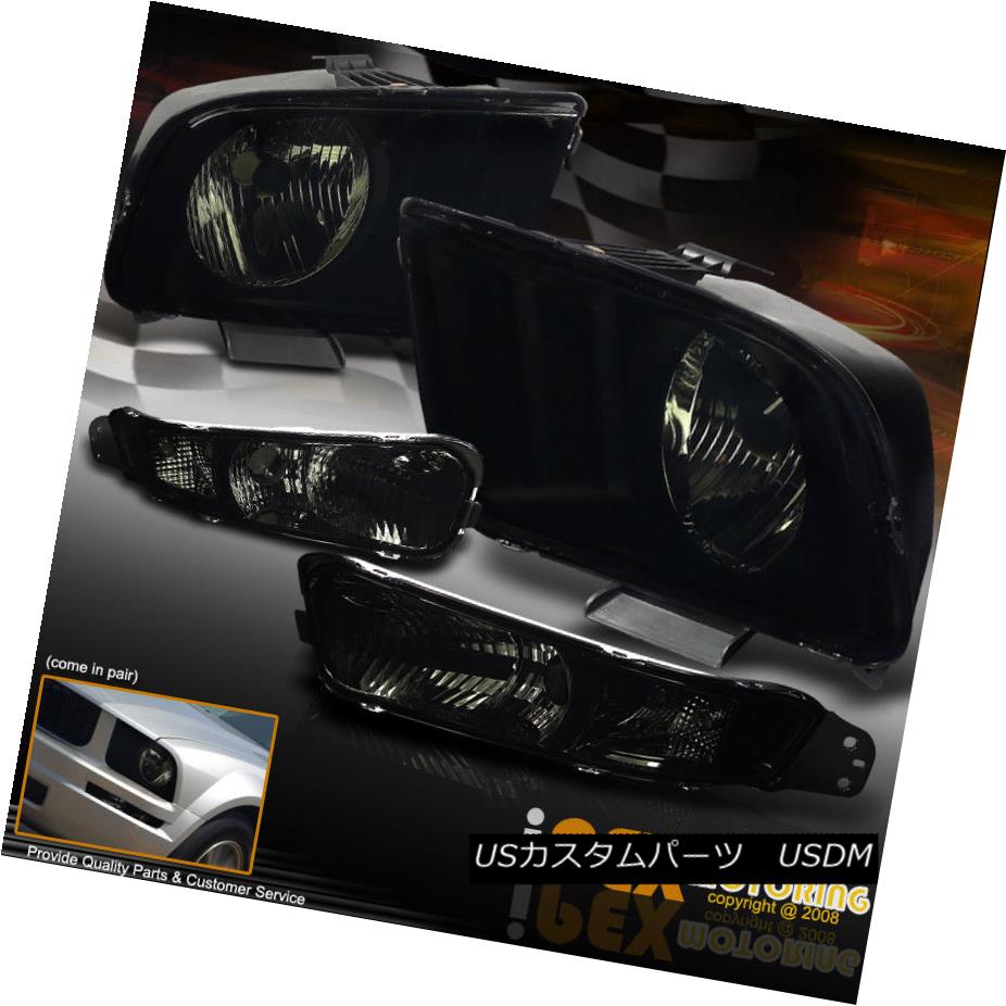 【楽天市場】ヘッドライト NEW For 20052009 Ford Mustang GT Smoke Headlights + Smoke Bumper Signal Light NEW