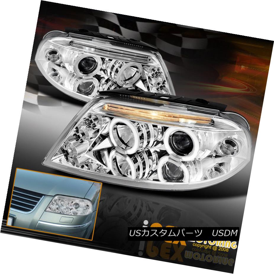 ワンピなど最旬ア ライト ランプ Volkswagen Chrome Headlights Led Projector Halo Twin B5 5 Passat 01 05 Vw Volkswagen ヘッドライト Vw Halo プロジェクターledヘッドライトクローム Twin B5 5 Passat 01 05 Zambettis Com