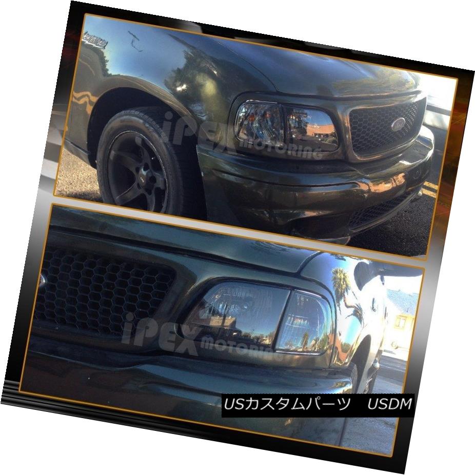 ヘッドライト [Shiny Smoke] 1997-2002 Ford F150 / Expedition Headlights + Corner Signal Light [シャイニー・スモーク] 1997-2002フォードF150 /遠征ヘッドライト+コーナー・シグナル・ライト 【並行輸入品】